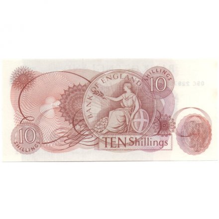 Великобритания 10 шиллингов 1962 - 1966 год - UNC