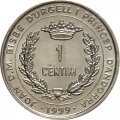Андорра 1 сантим 1999 год - ФАО
