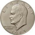 США 1 доллар 1973 год - Доллар Эйзенхауэра (S, UNC)