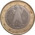 Германия 1 евро 2004 год (D)