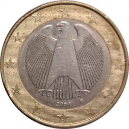 Германия 1 евро 2004 год (D)