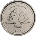 Ливан 25 ливров 2002 год