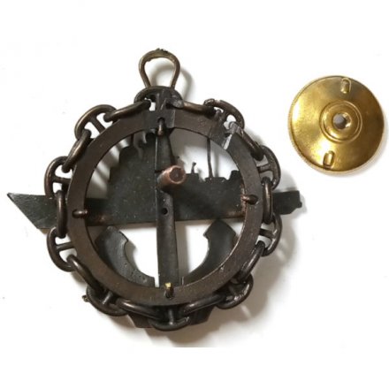 Знак ВМФ. Флот. Корабль на якоре, в цепи