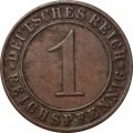 Веймарская республика 1 рейхспфенниг 1924 год (A)
