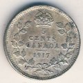 Канада 5 центов 1917 год