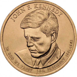 США 1 доллар 2015 год - Джон Кеннеди (P)