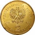 Польша 2 злотых 2012 год - 50 лет радио Тройка