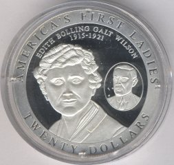 Либерия 20 долларов 2003 год - Эдит Вильсон