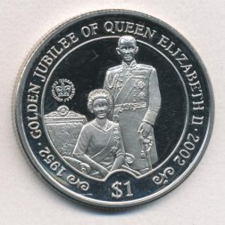Сьерра-Леоне 1 доллар 2002 год