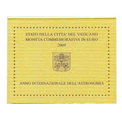 Ватикан 2 евро 2009 год - Международный год астрономии