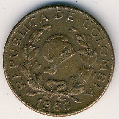 Колумбия 5 сентаво 1960 год