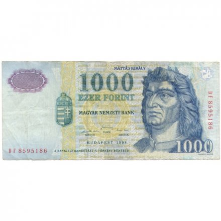 Венгрия 1000 форинтов 1998 год - VF