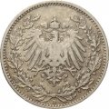 Германия 1/2 марки 1906 год (D)