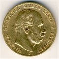 Пруссия 10 марок 1875 год