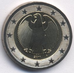 Германия 2 евро 2011 год - Герб (A)