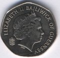 Гернси 20 пенсов 2009 год