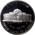 США 5 центов 1993 год - Томас Джефферсон (S)