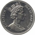 Остров Мэн 1 крона 1995 год - Турецкая ангора (Медь-Никель)
