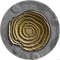 Ниуэ 2 доллара 2017 год - Эволюция Земли Нуммулиты