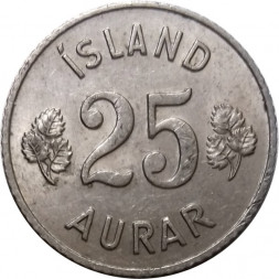 Исландия 25 эйре 1966 год