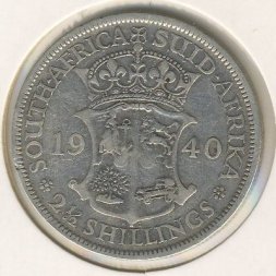 ЮАР 2 1/2 шиллинга 1940 год