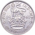 Великобритания 1 шиллинг 1941 год - Английский герб
