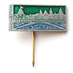Значок-иголка Вильнюс. Тракайский замок