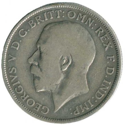 Великобритания 2 шиллинга (1 флорин) 1916 год - Король Георг V