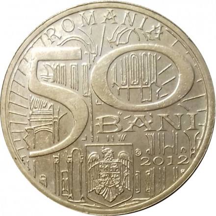 Румыния 50 бани 2012 год - 500 лет началу правления Нягоя I Басараба