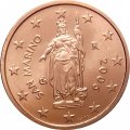 Сан-Марино 2 евроцента 2006 год - Статуя Свободы в городе Сан-Марино UNC
