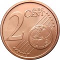 Сан-Марино 2 евроцента 2006 год - Статуя Свободы в городе Сан-Марино UNC