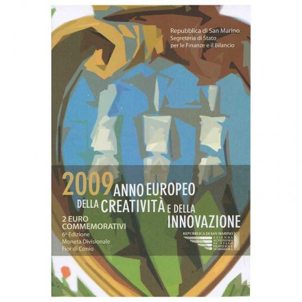 Сан-Марино 2 евро 2009 год - Европейский год креатива и инноваций