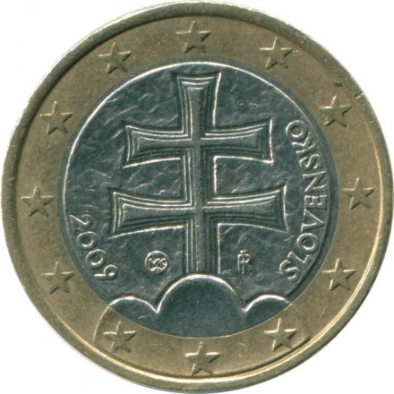 Словакия 1 евро 2009 год