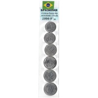 Набор из 6 монет Бразилия 1994-1997 года