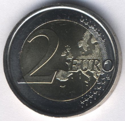 Испания 2 евро 2008 год - Хуан Карлос I