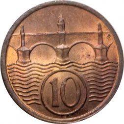 Чехословакия 10 геллеров 1931 год