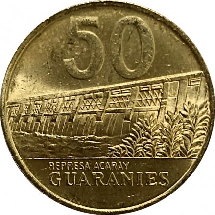 Парагвай 50 гуарани 1992 год