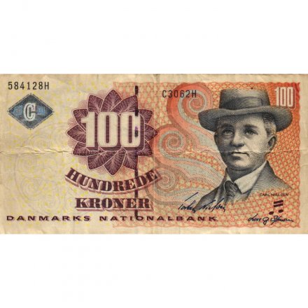 Дания 100 крон 2006 год - Карл Август Нильсен F