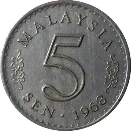 Малайзия 5 сен 1968 год