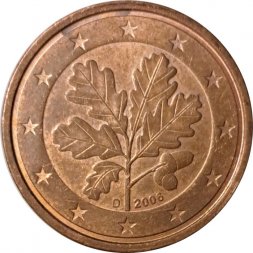 Германия 2 евроцента 2006 год (D)