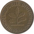 ФРГ 2 пфеннига 1994 год (F)