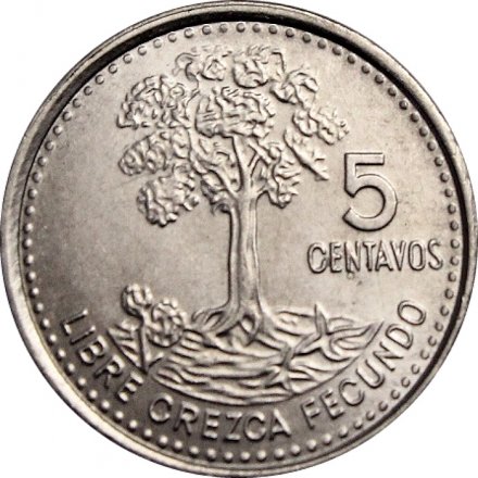 Гватемала 5 сентаво 2011 год