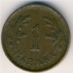 Финляндия 1 марка 1950 год