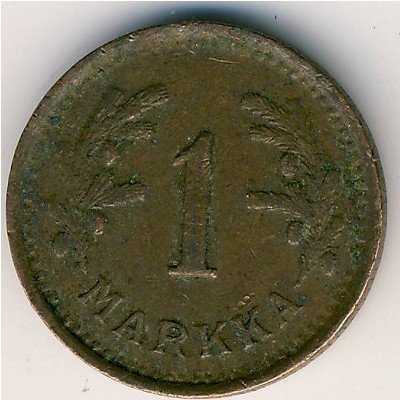 Финляндия 1 марка 1950 год