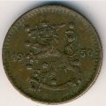 Финляндия 1 марка 1950 год