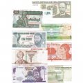 Набор из 56 банкнот разных стран мира с 1964 по 2022 год выпуска (UNC)