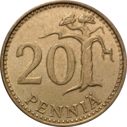 Финляндия 20 пенни 1981 год