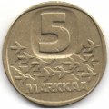 Финляндия 5 марок 1979 год - Ледокол Урхо