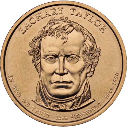 США 1 доллар 2009 год - Закари Тейлор (P)