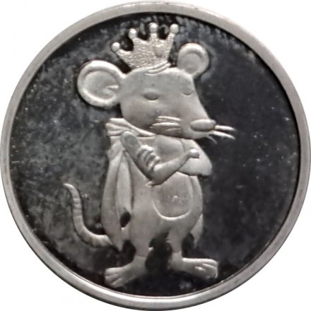 Жетон Год Крысы 2020. Удачи и благополучия (серебро)